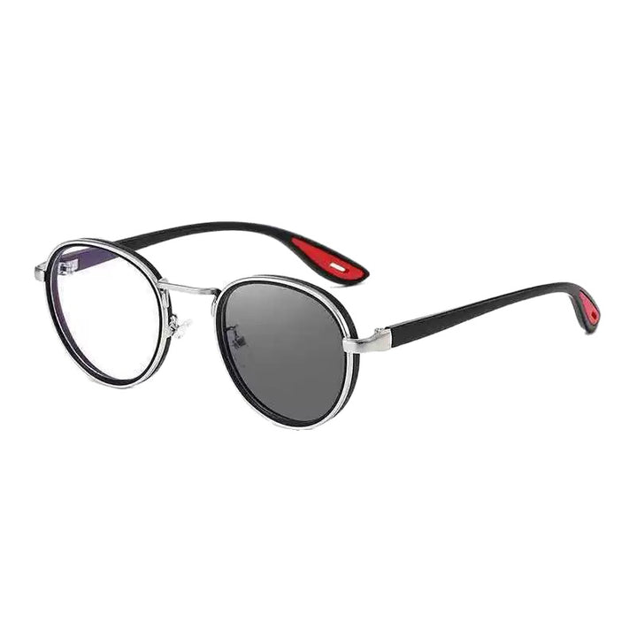 Moderne Runde Rahmen Sonnenbrille Karnz
