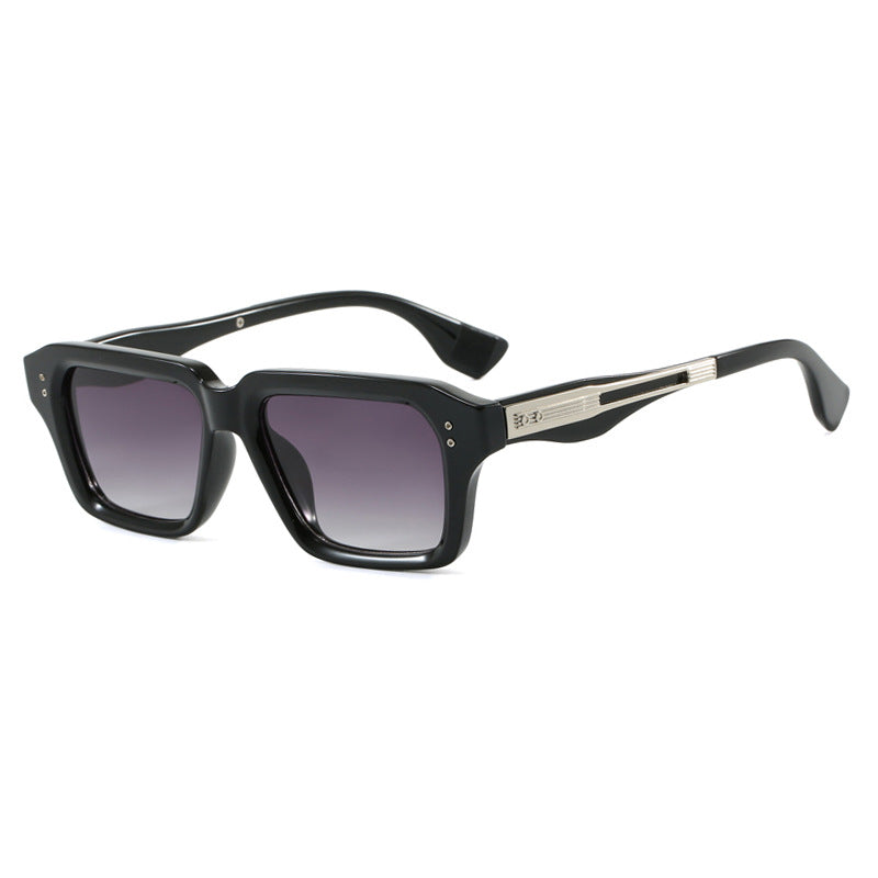 Damen stilvolle quadratische Sonnenbrille mit luxuriösem Schildkrötenmuster und strapazierfähigem Rahmen Karnz