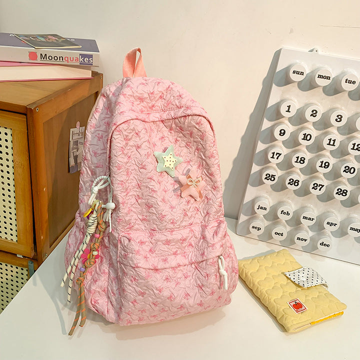 Gestepptes floral gemustertes Rucksack Karnz