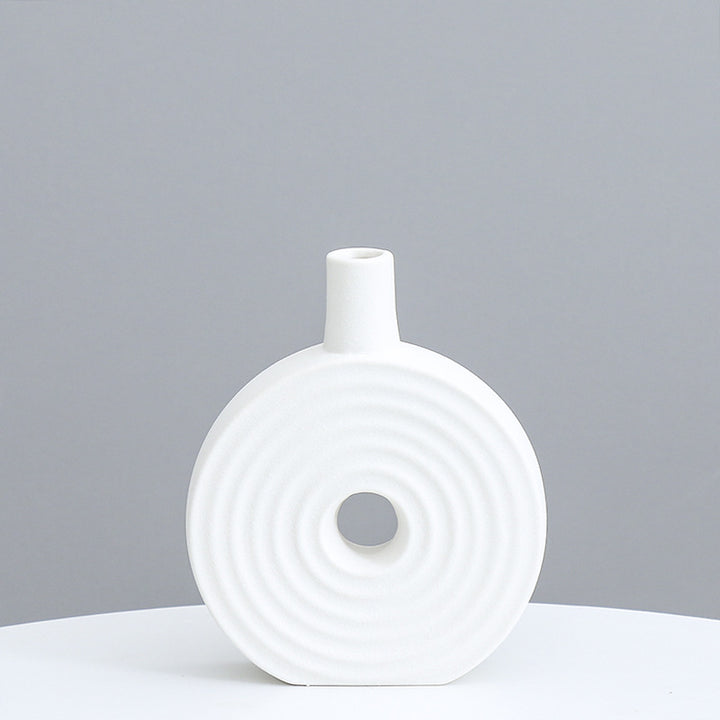 Dekorative runde Keramikvase Karnz