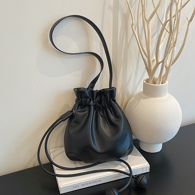 WoStylish Drawstring Bucket Handtasche Karnz