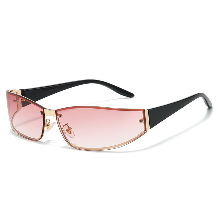 Stylische Cat-Eye Shield Sonnenbrille Karnz