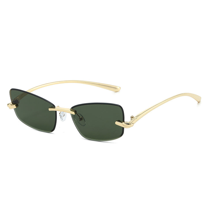 Luxuriöse Sonnenbrille mit weitem Rand Karnz