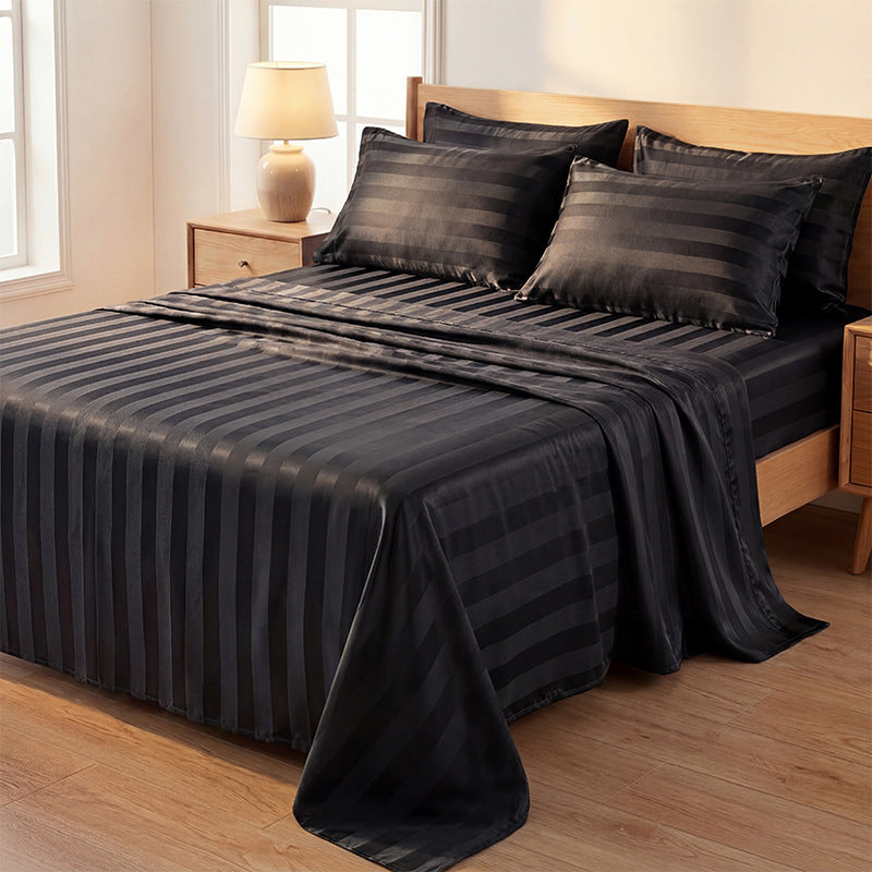 Luxus Satin Bettlaken Set
