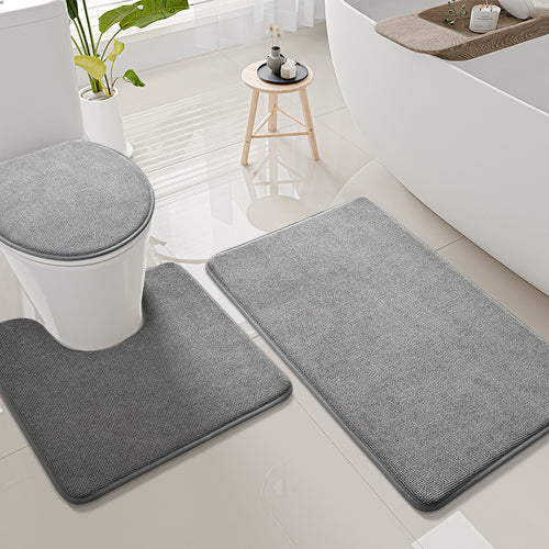 Luxuriöse Weiche Badezimmermatte Set