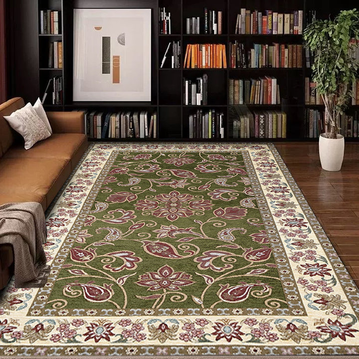 Vintage Floral Design Bereich Teppich