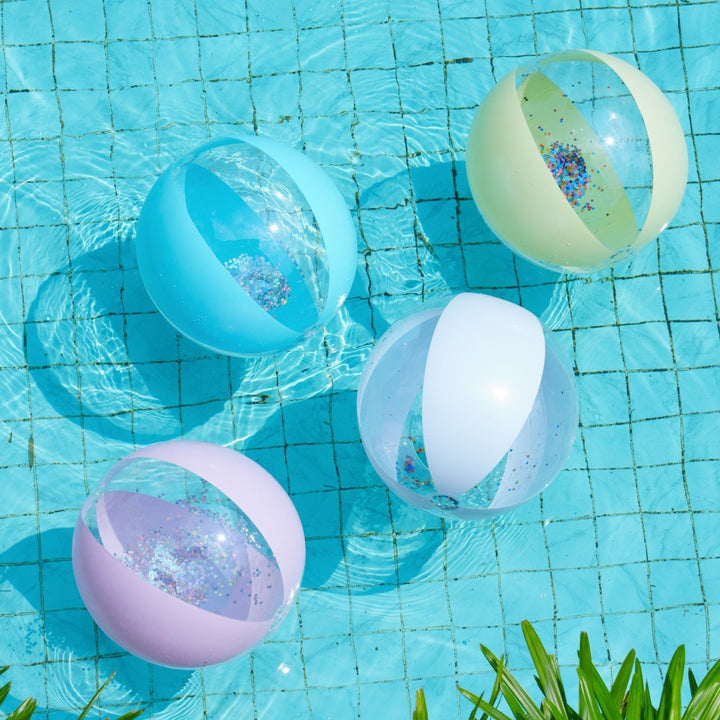 Glitter aufblasbarer Poolball Karnz