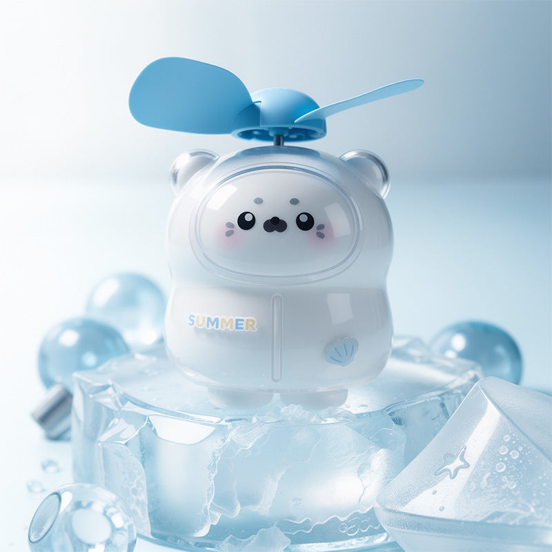 Damen kreativer tragbarer Mini-Ventilator mit Katzenmotiv Karnz
