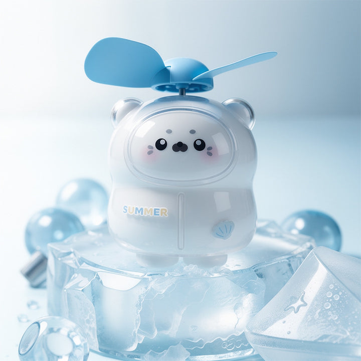 Damen kreativer tragbarer Mini-Ventilator mit Katzenmotiv Karnz