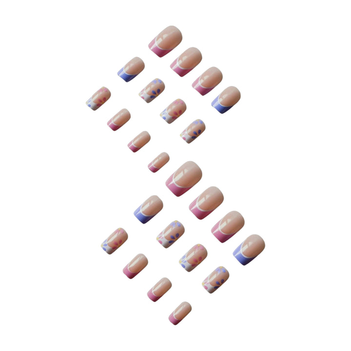 Florale Akzent Nagelkunstset