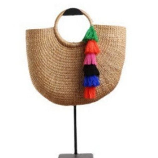 Damen Handgeflochtene Shoppingtasche Karnz