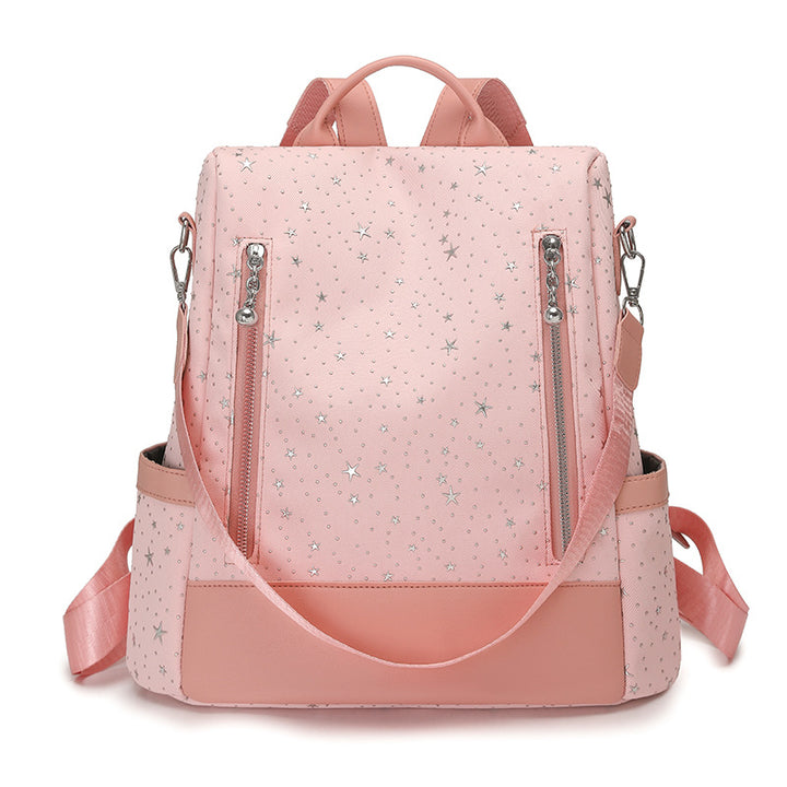 Sternmuster Multi-Taschen Rucksack Karnz