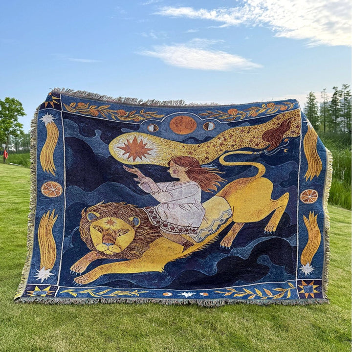 Künstlerische mythologische Szene Tagesdecke