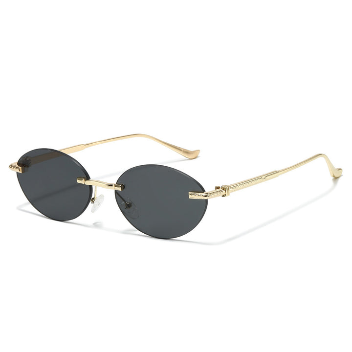 Retro-inspirierte ovale Sonnenbrille Karnz 1787812325