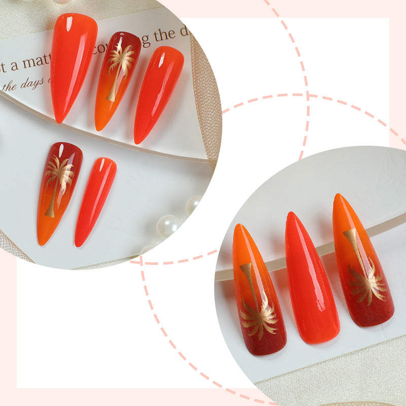 Dekorative Press-On Nagelspitzen Karnz