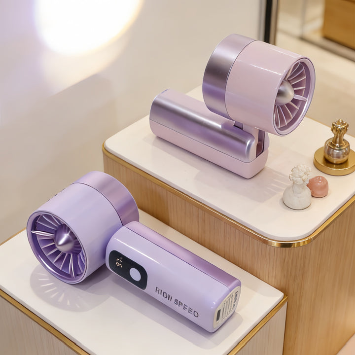 Damen Tragbarer Hochgeschwindigkeits-Handventilator Karnz