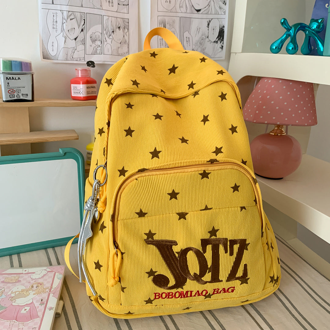Stylische Sternenbedruckte Rucksack Karnz