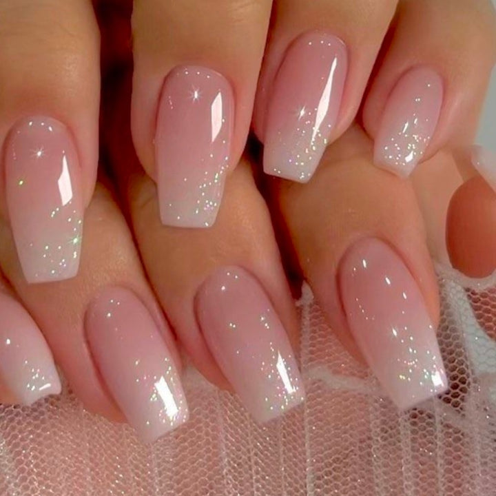 Elegante und Glitzernde Künstliche Fingernägel Karnz