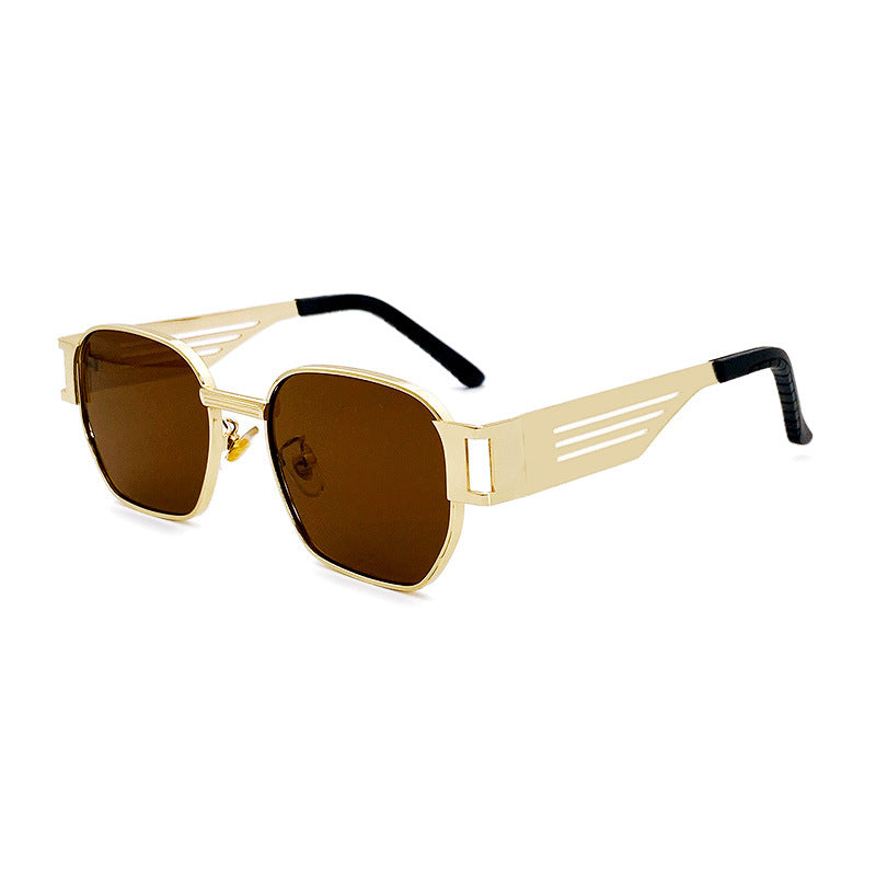 Stilvolle Oversized Sonnenbrille Im Modernen Metalldesign Karnz