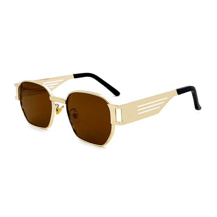 Stilvolle Oversized Sonnenbrille Im Modernen Metalldesign Karnz