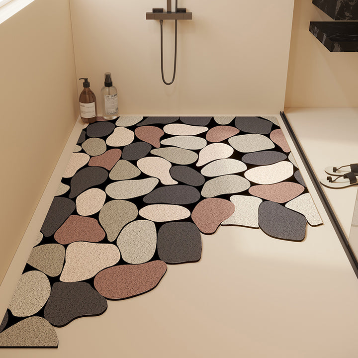 Abstract Stone Pattern Badematte