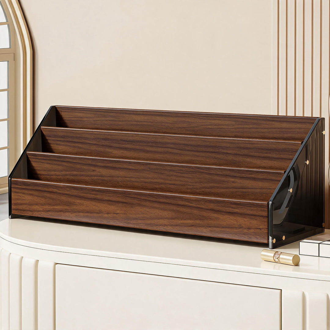Schräg gestufter Schminktisch Make-up Organizer