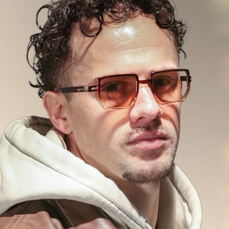 Damen quadratische Sonnenbrille mit elegantem Design und polarisierenden Gläsern Karnz