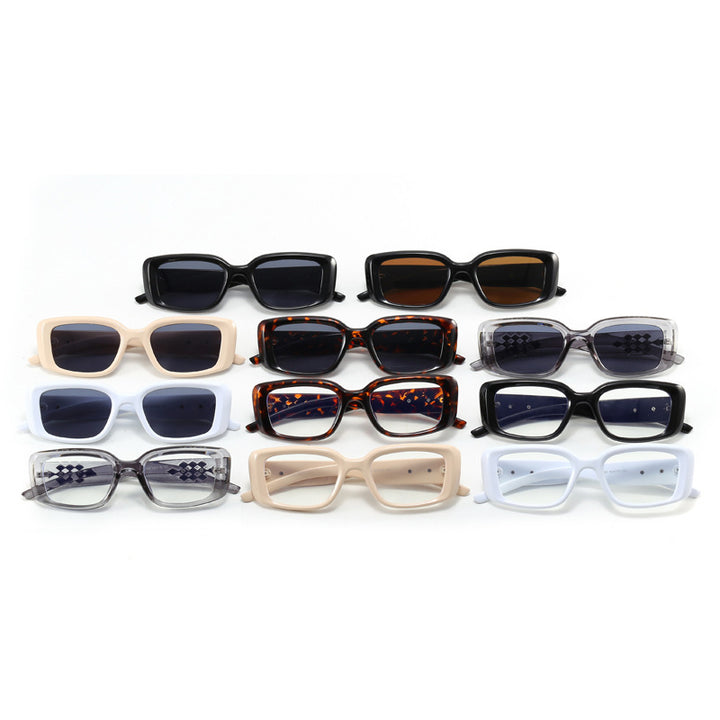 Damen Modische Brille mit verziertem Rahmen Karnz