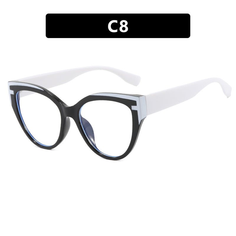 Damen Cat-Eye Sonnenbrille mit extravagantem Rahmen und UV-Schutz Karnz