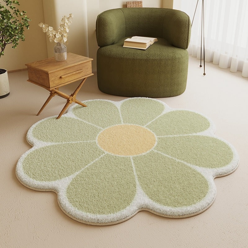 Blumenförmiger Teppich Karnz