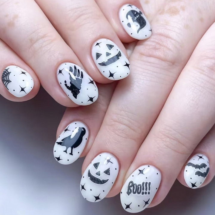Halloween-Themen Dekorative Nagelkunst Set Karnz