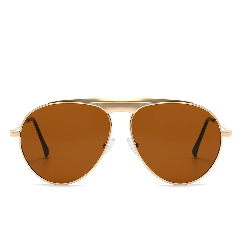 Modische Flieger-Sonnenbrille Karnz