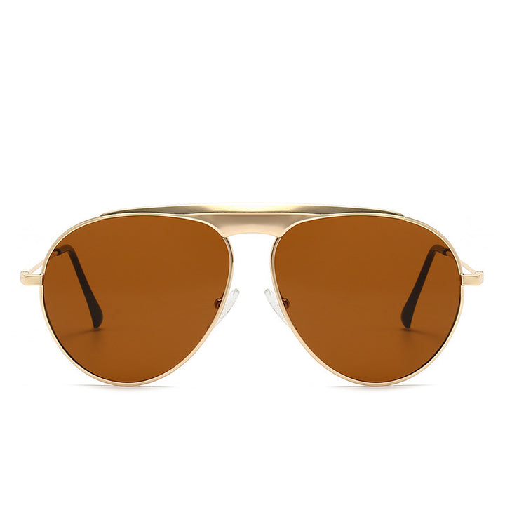 Modische Flieger-Sonnenbrille Karnz