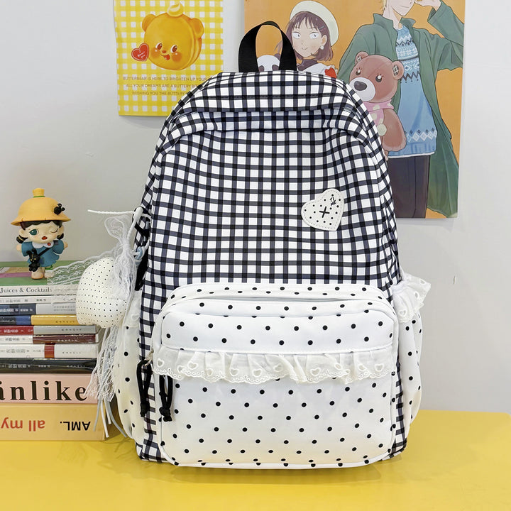 Süßer dekorativer gemusterter Rucksack Karnz