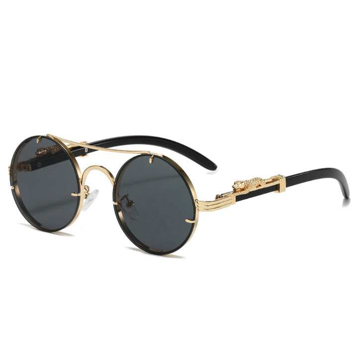 Damen elegante runde Brille Karnz