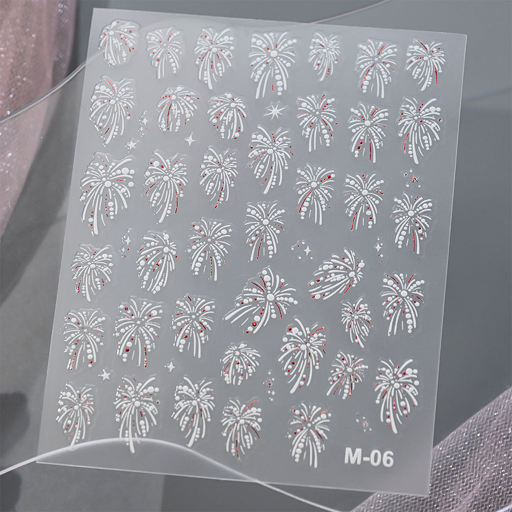 Dekorative Nagelkunst-Folie-Sticker