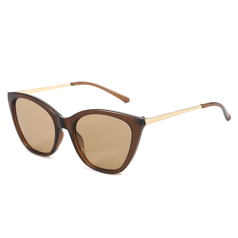 Damen elegante Cat-Eye Sonnenbrille mit hochwertigem Rahmen und UV-Schutz Karnz