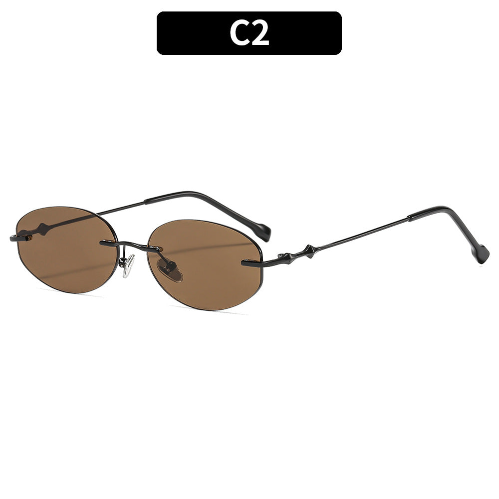 Modische geometrische Rahmenbrille
