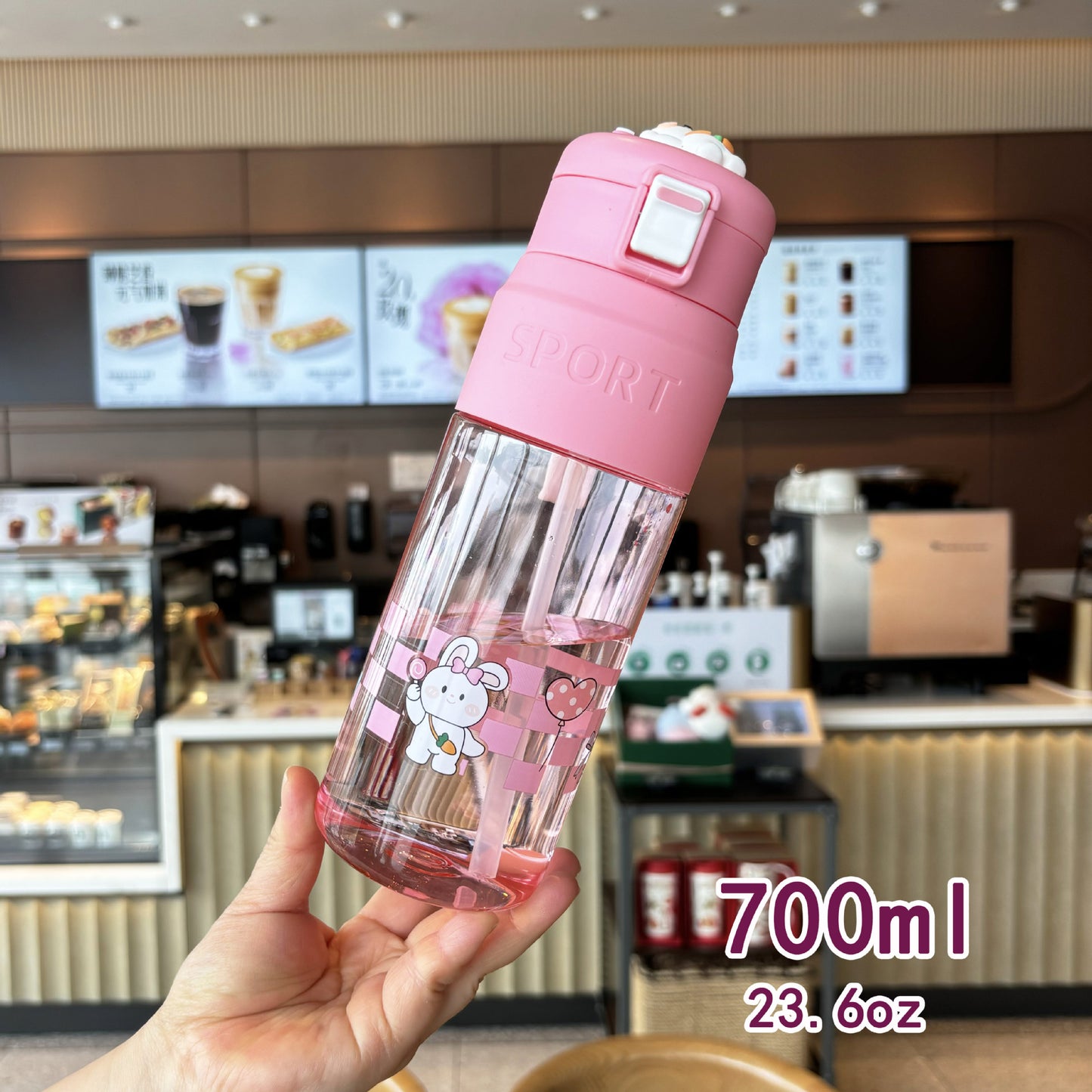 Damen kreative Sport-Trinkflasche Karnz