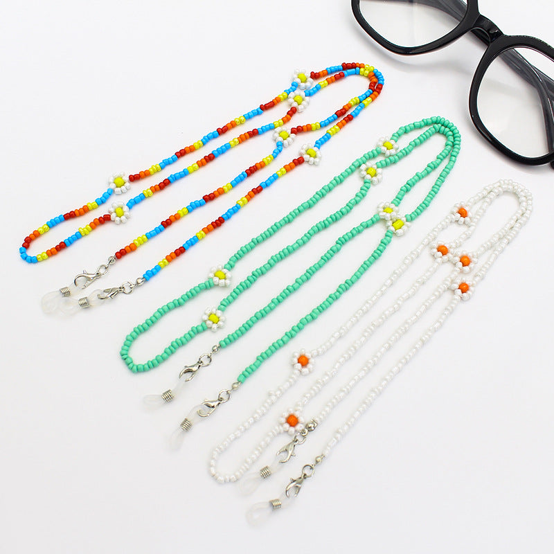 Floral Beaded Eyewear Chain Karnz