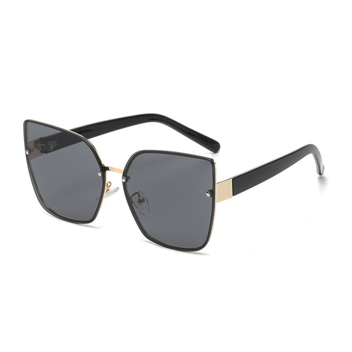 Damen Oversized Sonnenbrille mit Gradientenschutz Karnz