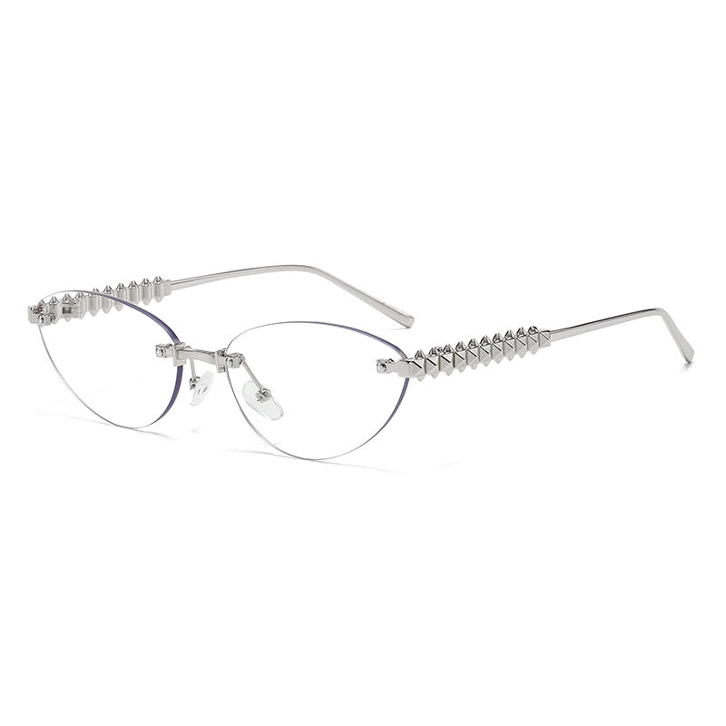 Damen modische Brille mit spitzen Akzenten Karnz