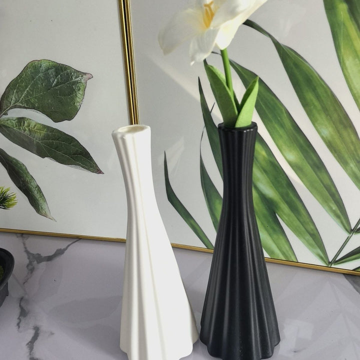 Moderne Texturierte Dekorative Vase Karnz