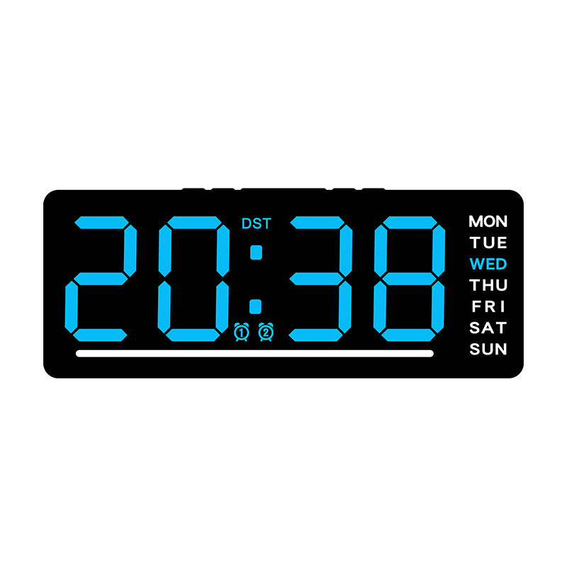 Digitaler Led Wecker mit Großem, Klaren Display und Mehreren Alarmfunktionen Karnz
