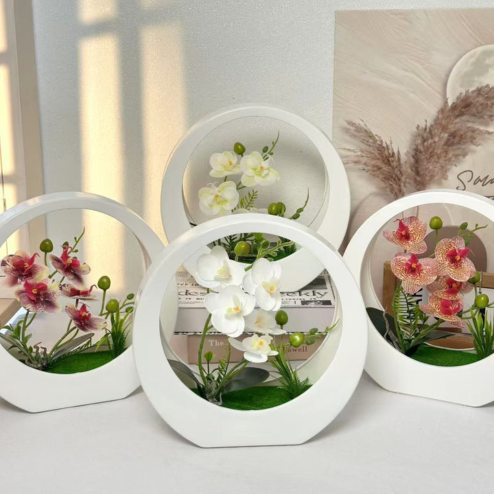 Künstliches Orchideenblumenarrangement für die Innenausstattung