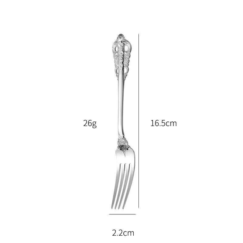 Elegante Fischgabel mit Kunstvollem Griffdesign Karnz