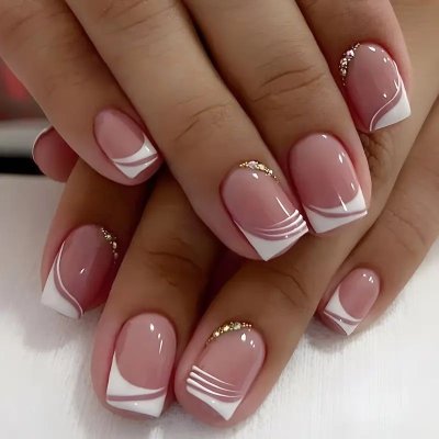 Elegante Lange Acryl Nagelverlängerungen Karnz