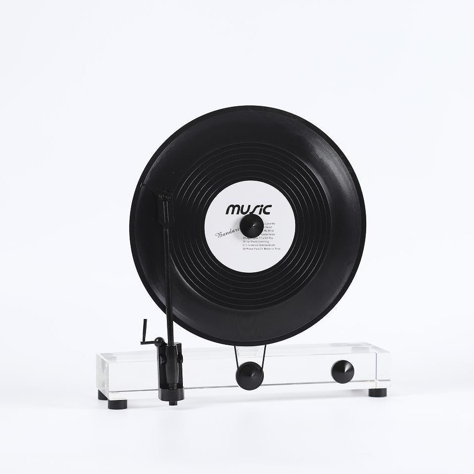Vintage dekorative Grammophon Skulptur