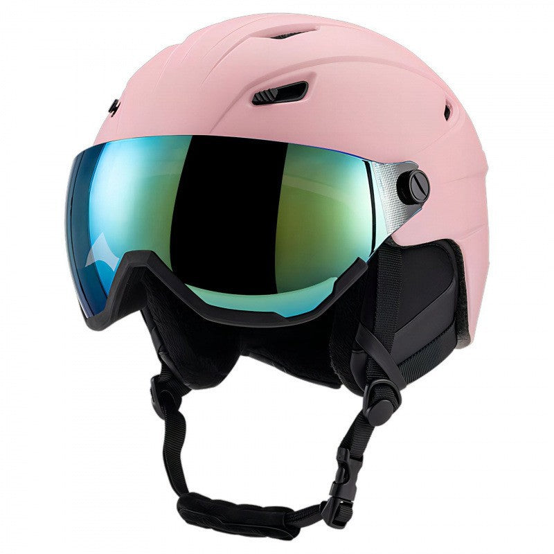Hochleistungs-Skihelm mit integriertem Visier Karnz
