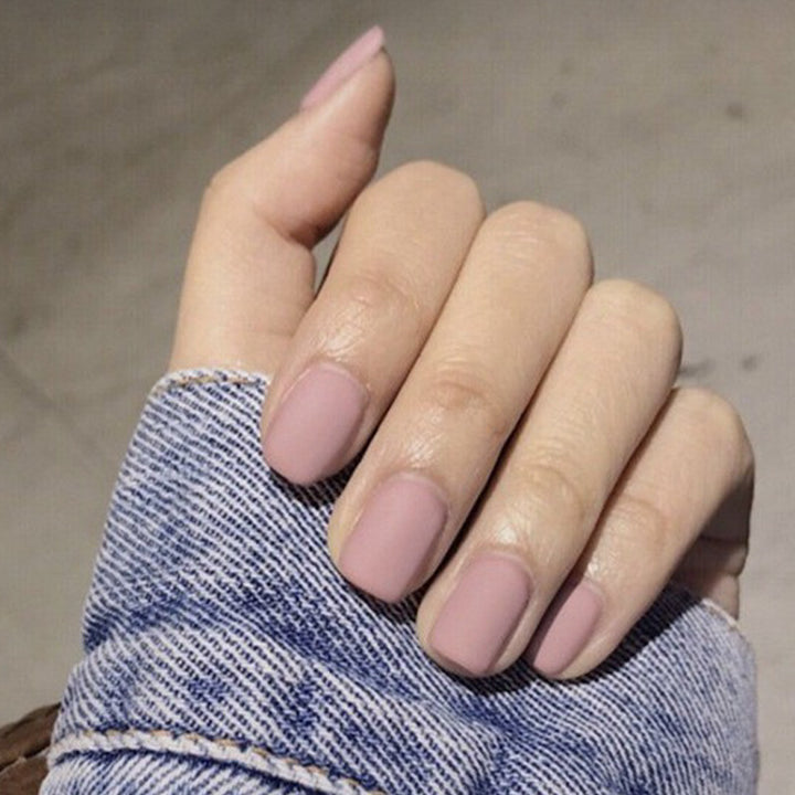 Matte Press-On Nail Set Karnz